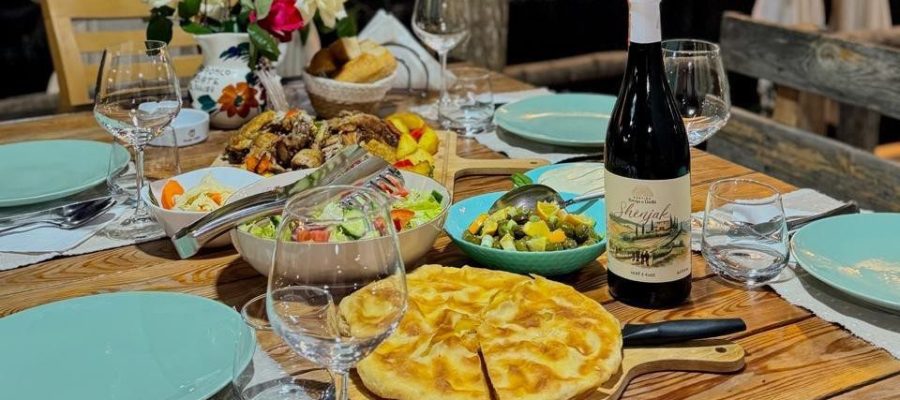 Albanian agritourism restaurant